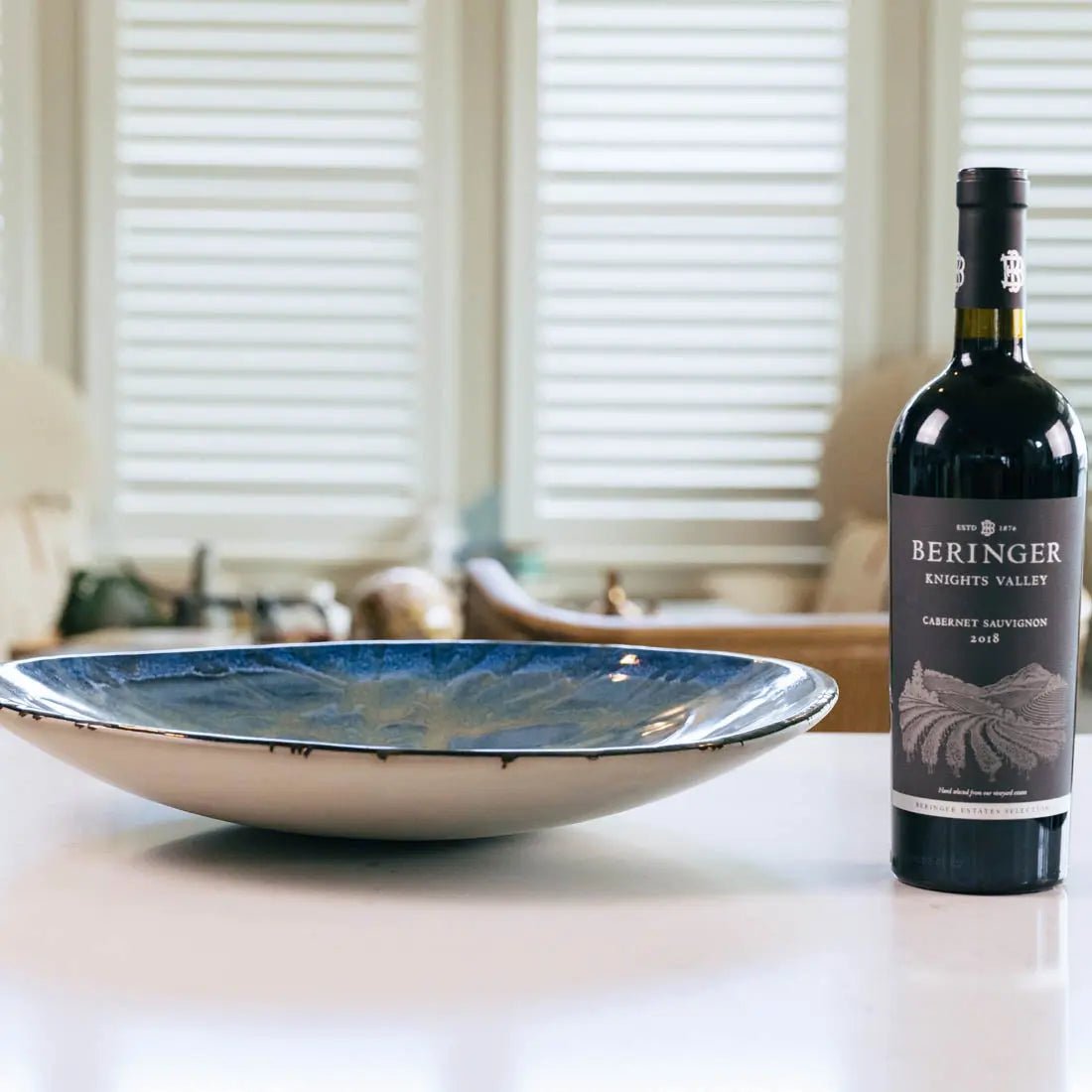 #15 XXL Gray Stoneware Bowl/Platter - Pendulum Art - (Creative Collection) - Dan Pearce Ceramics