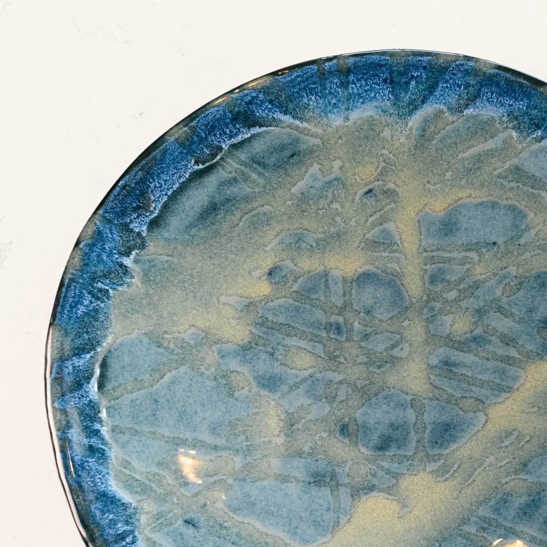 #15 XXL Gray Stoneware Bowl/Platter - Pendulum Art - (Creative Collection) - Dan Pearce Ceramics