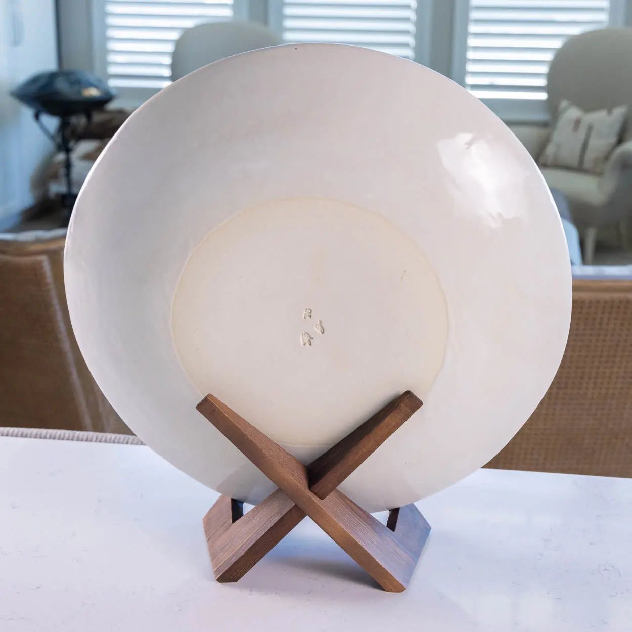 #38 XL Stoneware XL Art Deco Color Platter Decorative Serving Bowl (Color Spectrum Series) - Dan Pearce Ceramics