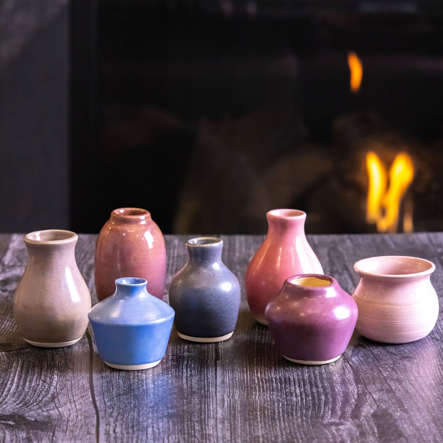 Pot #594 Miniature Tiny Stoneware Pot