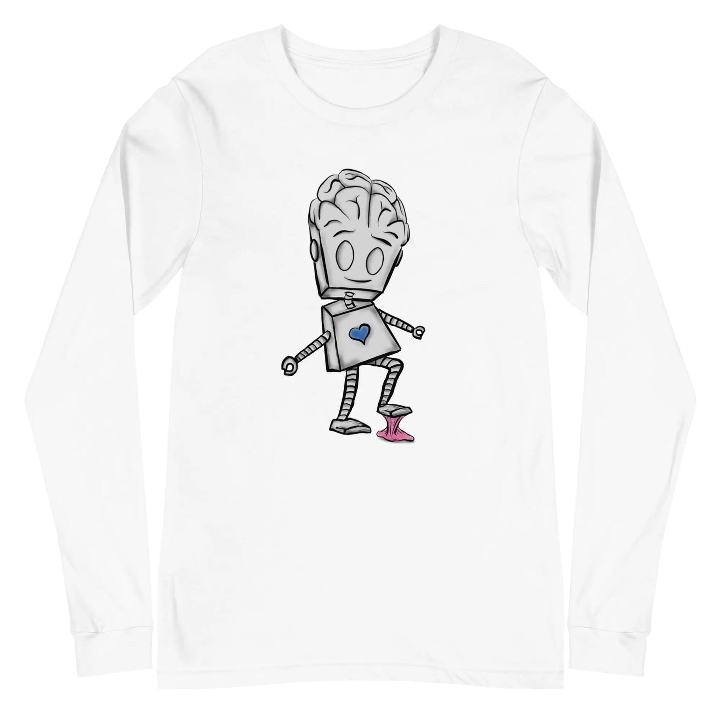 "Adorable Robot" Long - Sleeve Shirt (Balance of Heart & Mind Version) - Dan Pearce Ceramics