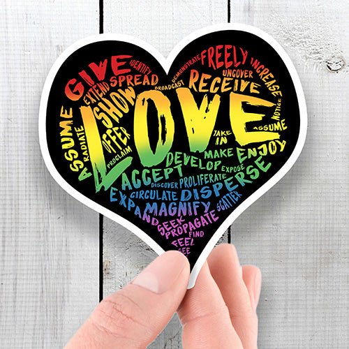 Dan Pearce's Official LOVE Sticker to Support The Special Olympics - Dan Pearce Ceramics