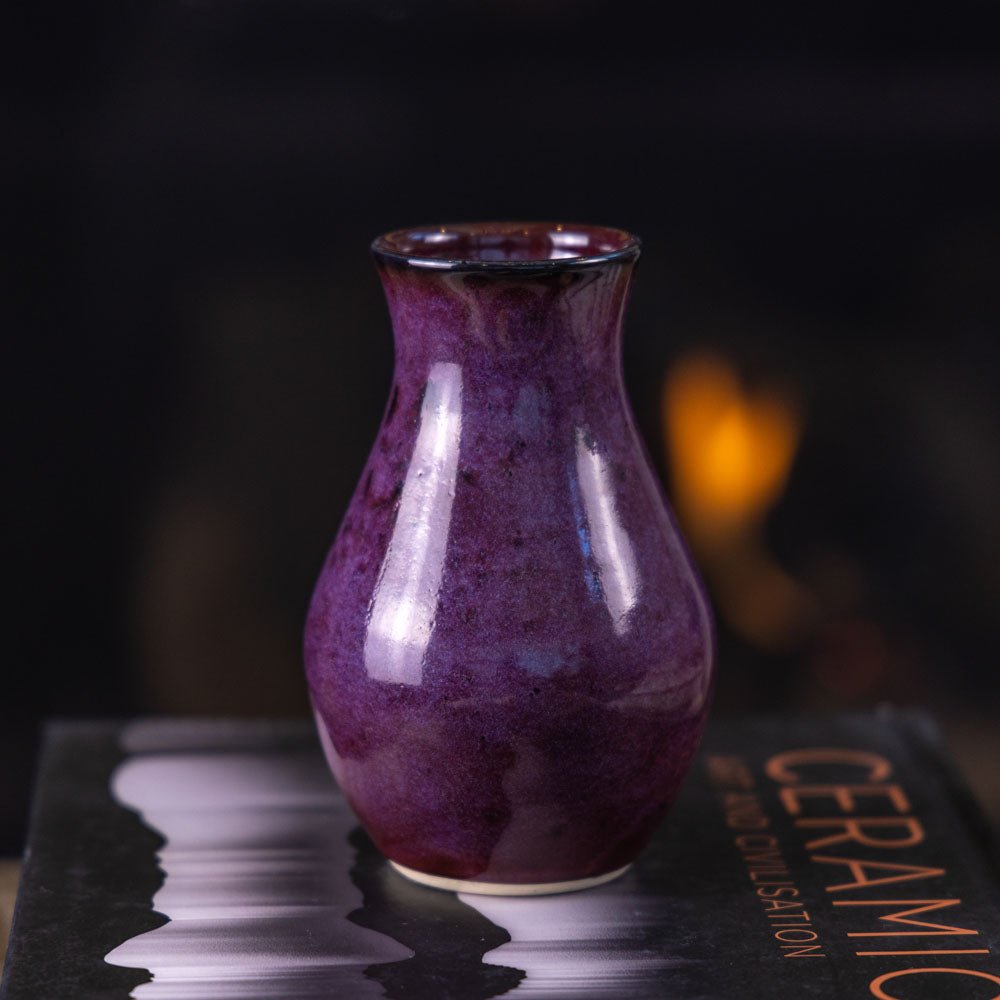 Pot #102 - Medium - Small Decorative Stoneware Bud Vase - Dan Pearce Ceramics