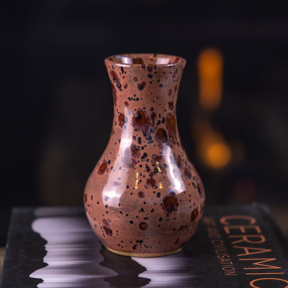 Pot #107 - Medium Decorative Stoneware Bud Vase - Dan Pearce Ceramics