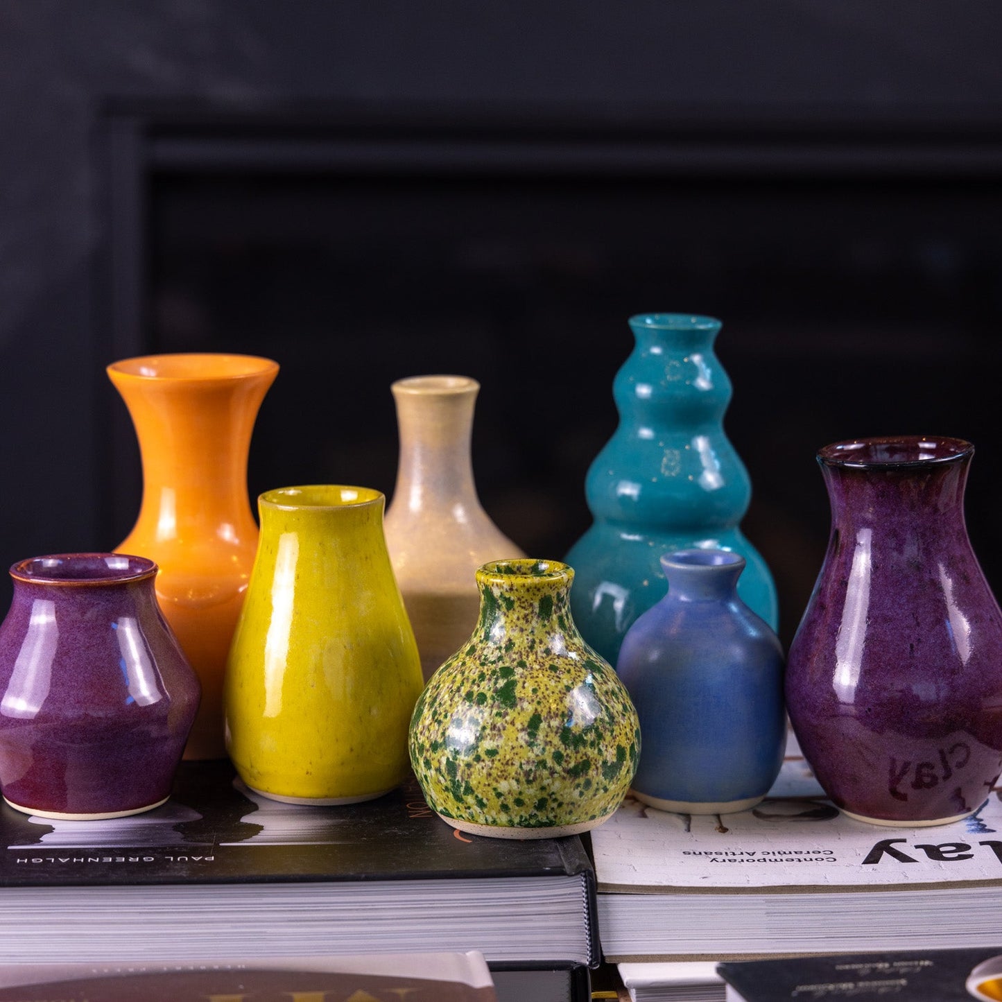 Pot #109 - Medium Decorative Stoneware Bud Vase - Dan Pearce Ceramics