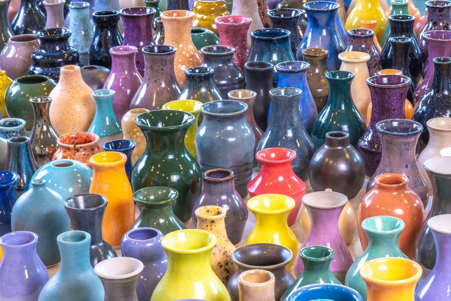 Pot #133 - Medium - Small Decorative Stoneware Bud Vase - Dan Pearce Ceramics