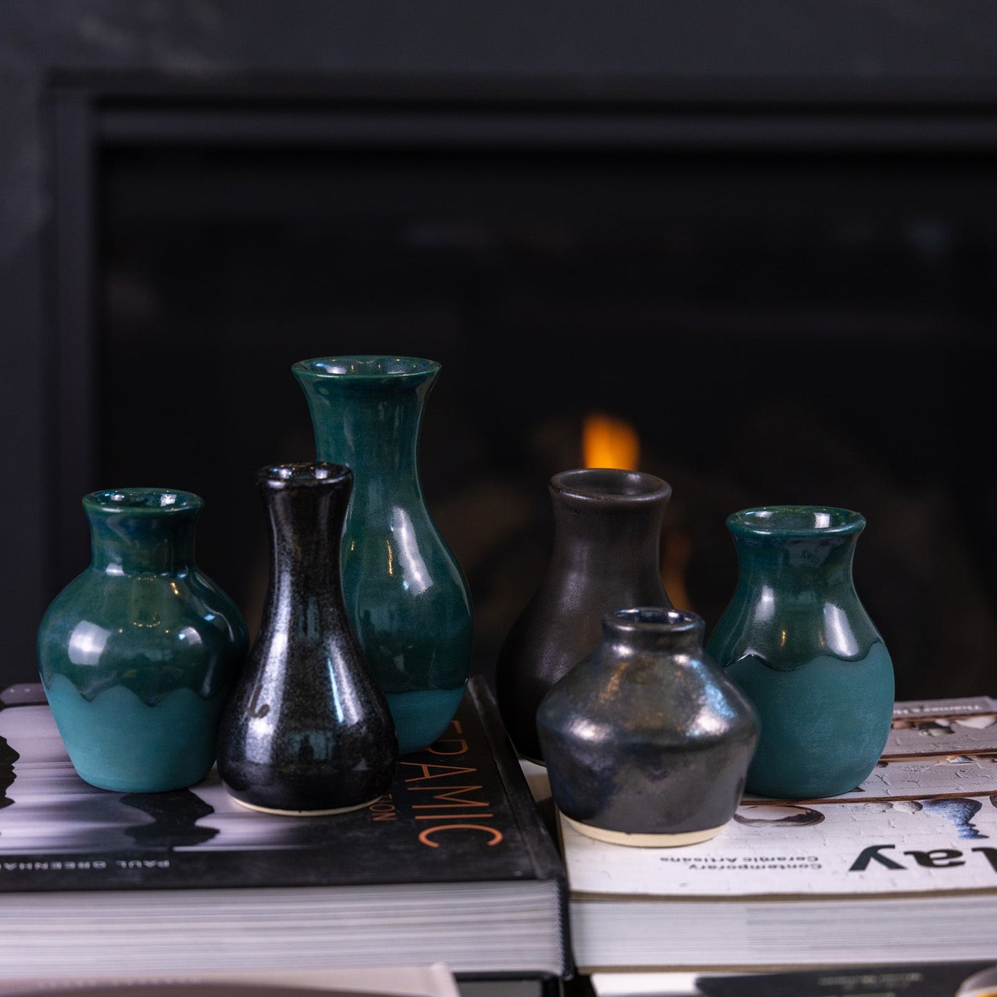 Pot #149 - Medium - Small Decorative Stoneware Pot (SECONDS) - Dan Pearce Ceramics