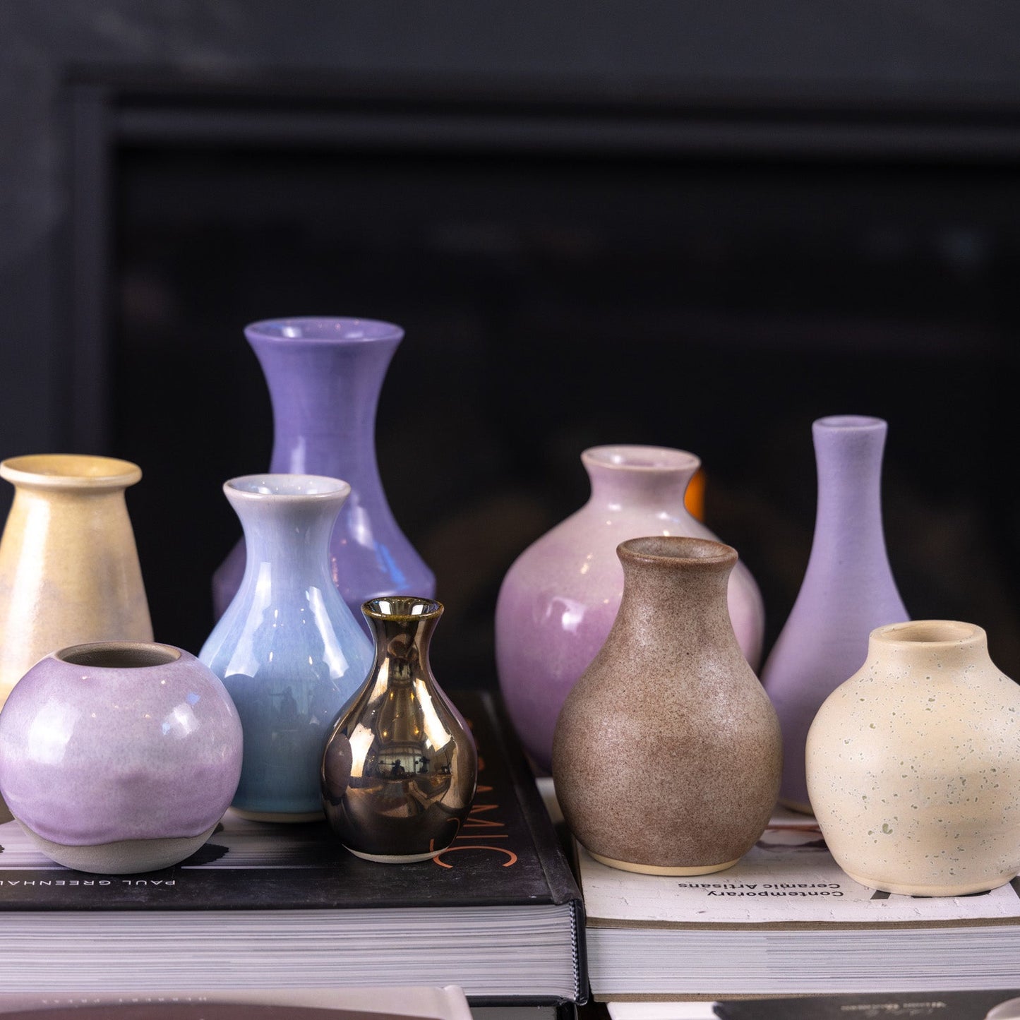 Pot #149 - Medium - Small Decorative Stoneware Pot (SECONDS) - Dan Pearce Ceramics