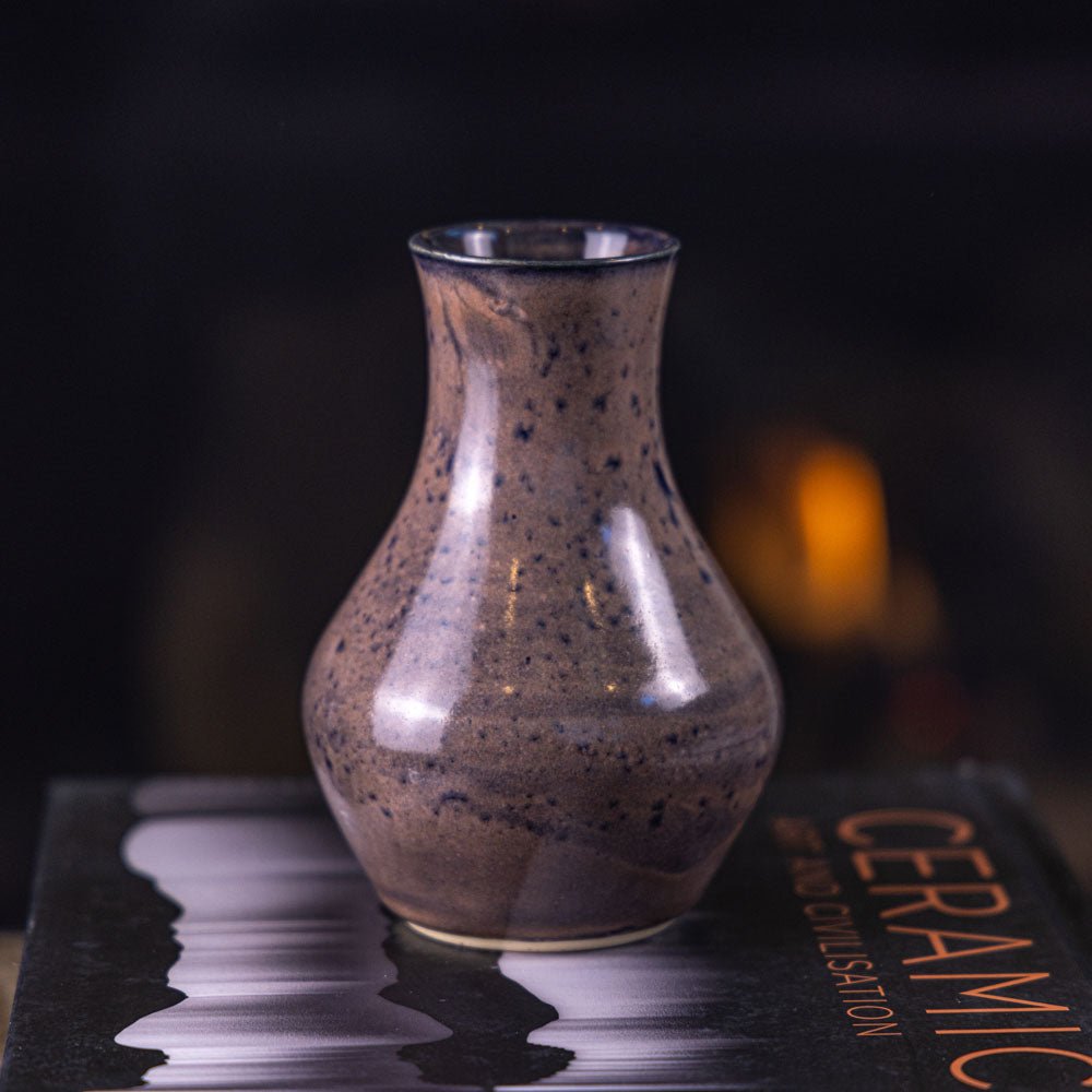 Pot #166 - Medium - Small Decorative Stoneware Bud Vase - Dan Pearce Ceramics