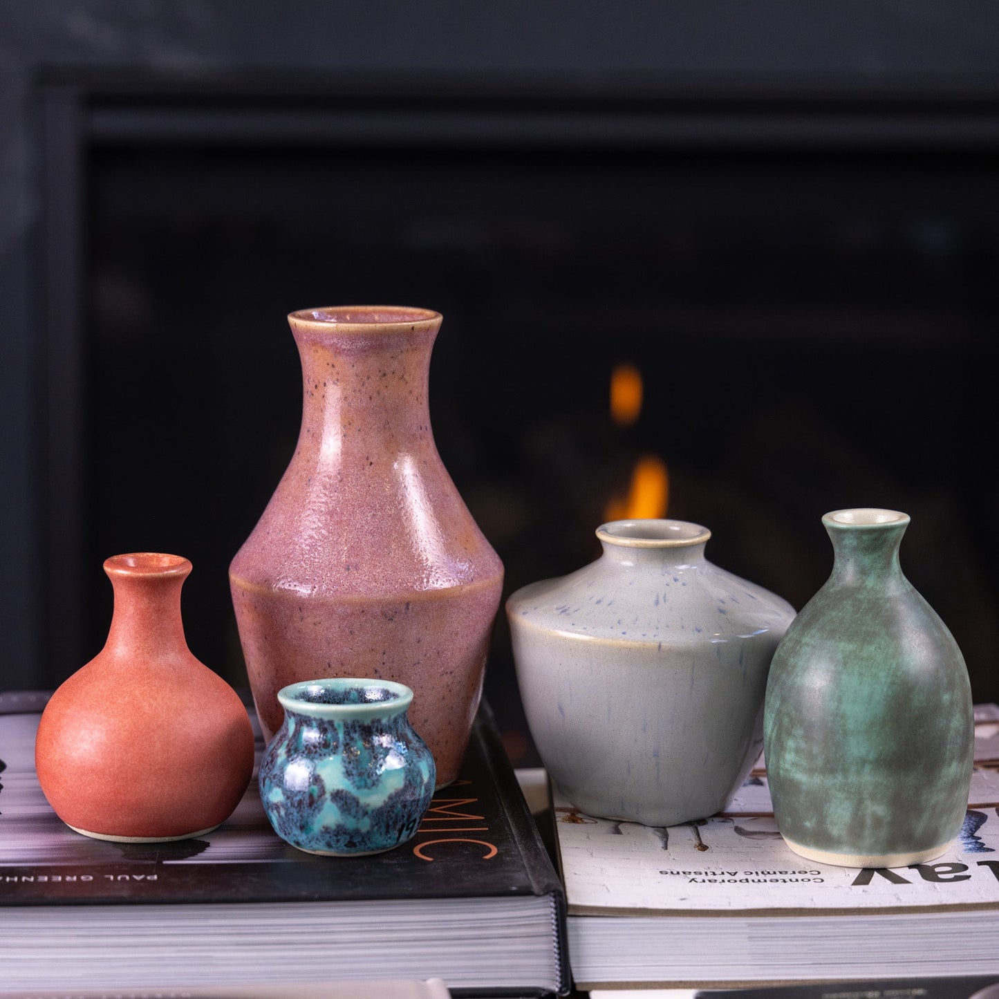 Pot #187 - Small Decorative Stoneware Bud Vase - Dan Pearce Ceramics