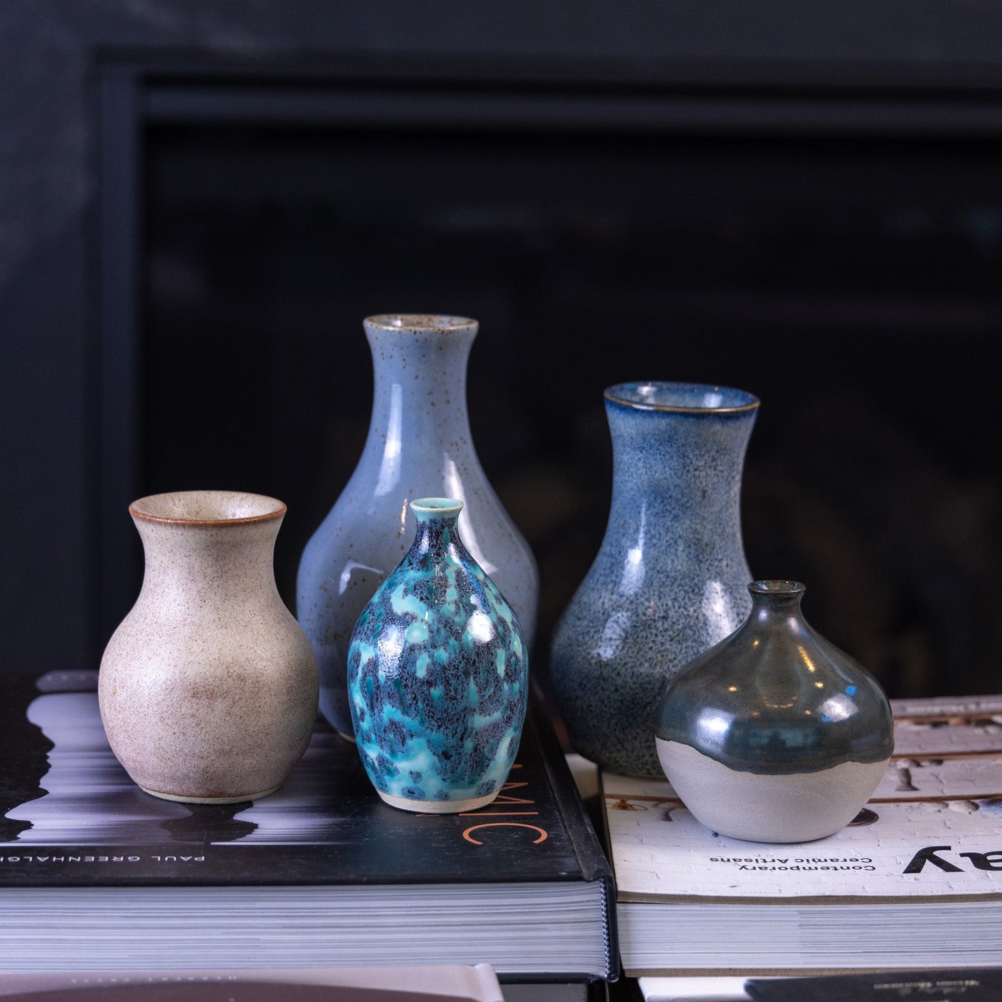 Pot #187 - Small Decorative Stoneware Bud Vase - Dan Pearce Ceramics