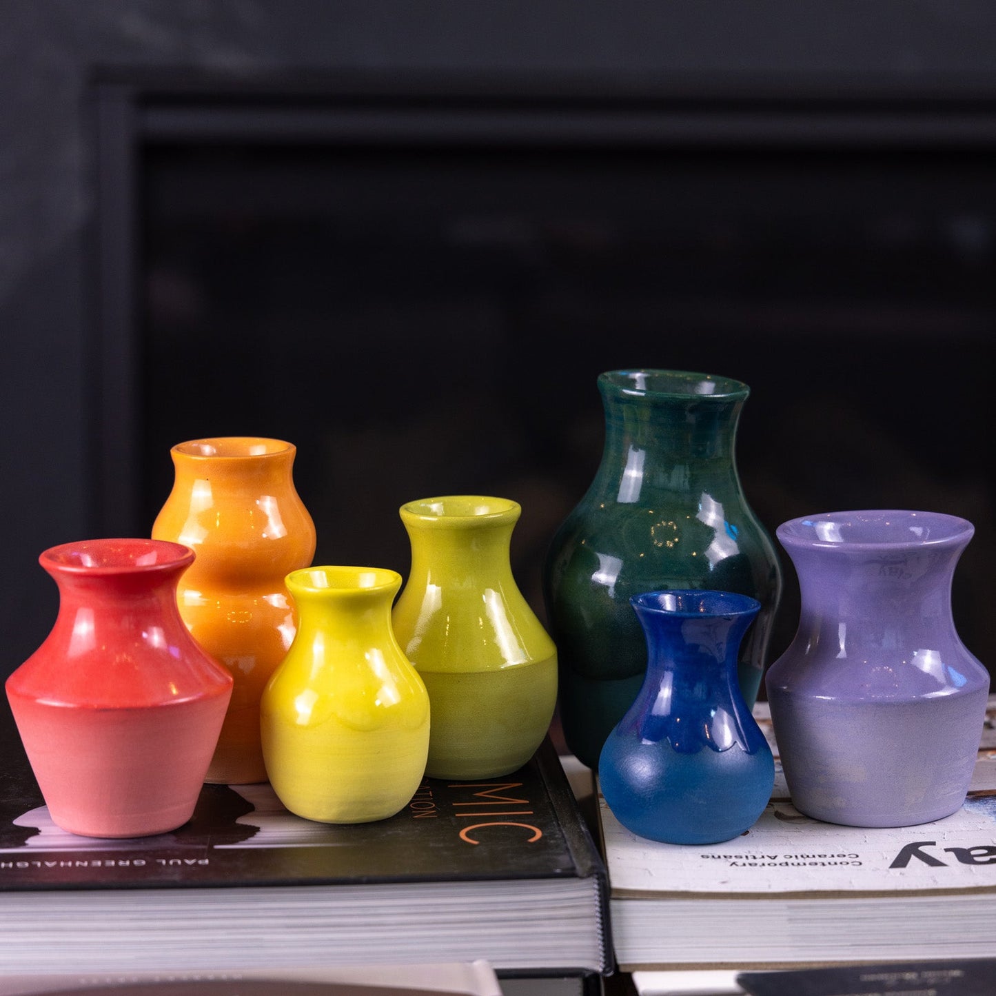 Pot #201 - X - Small Decorative Stoneware Bud Vase - Dan Pearce Ceramics