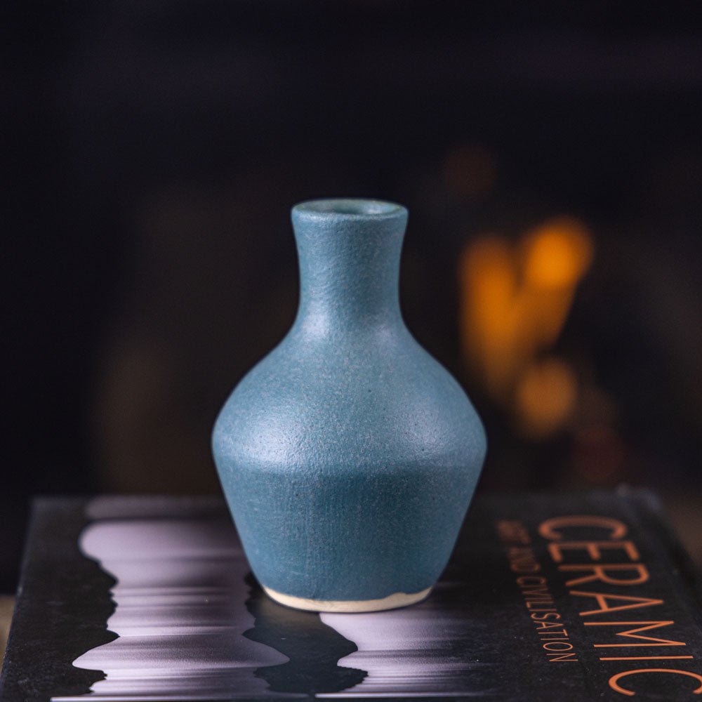 Pot #241 - Small Decorative Stoneware Bud Vase - Dan Pearce Ceramics