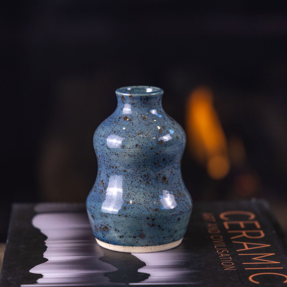 Pot #268 - Small Decorative Stoneware Bud Vase - Dan Pearce Ceramics