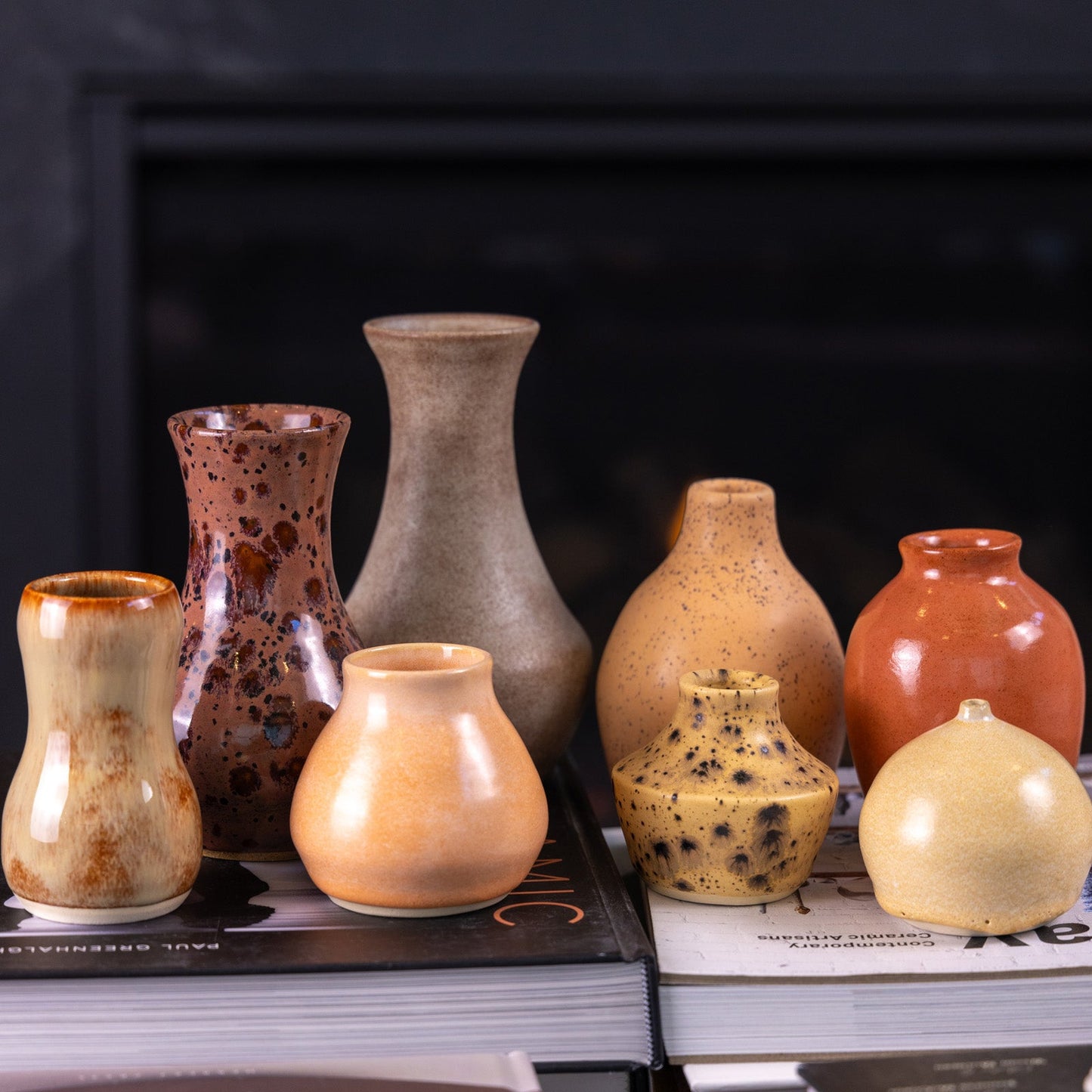 Pot #325 - X - Small Decorative Stoneware Bud Vase - Dan Pearce Ceramics