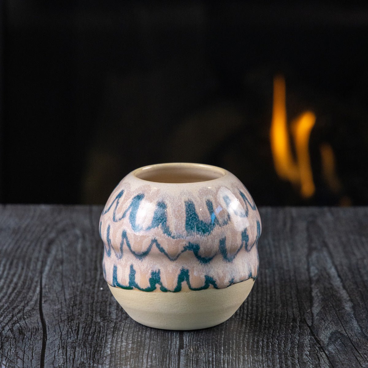 Pot #421 - Medium - Small "Alchemy" Decorative Stoneware Pot - Dan Pearce Ceramics