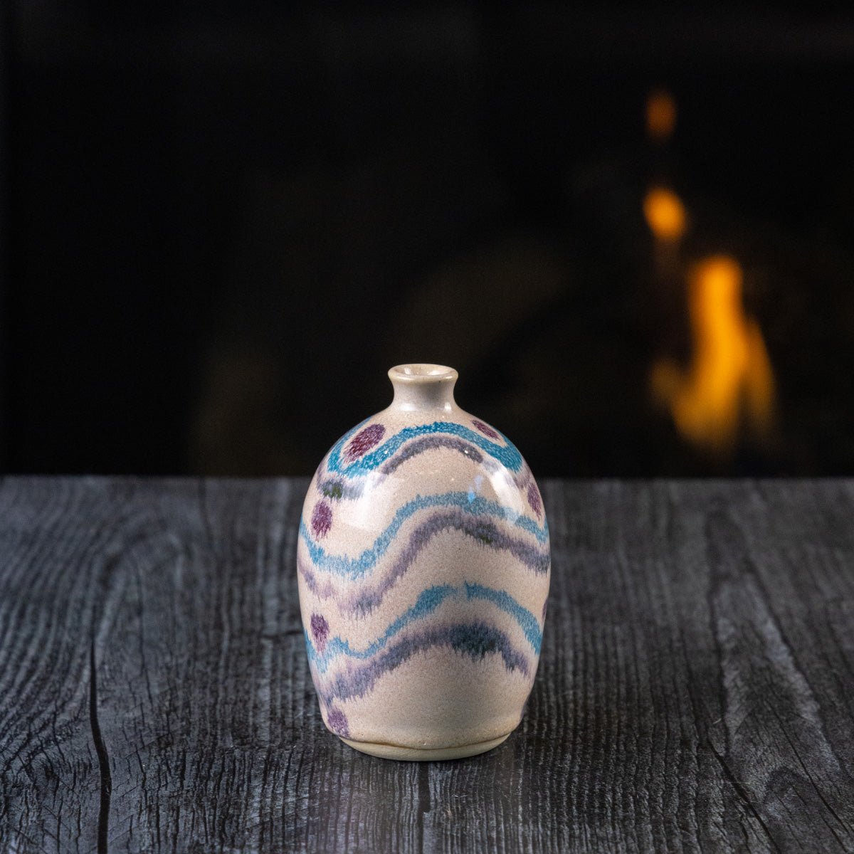 Pot #433 - Small "Alchemy" Decorative Stoneware Pot - Dan Pearce Ceramics