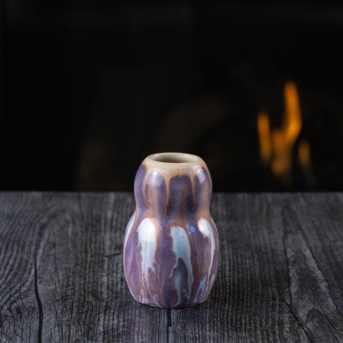 Pot #448 - Small "Alchemy" Decorative Stoneware Bud Vase - Dan Pearce Ceramics