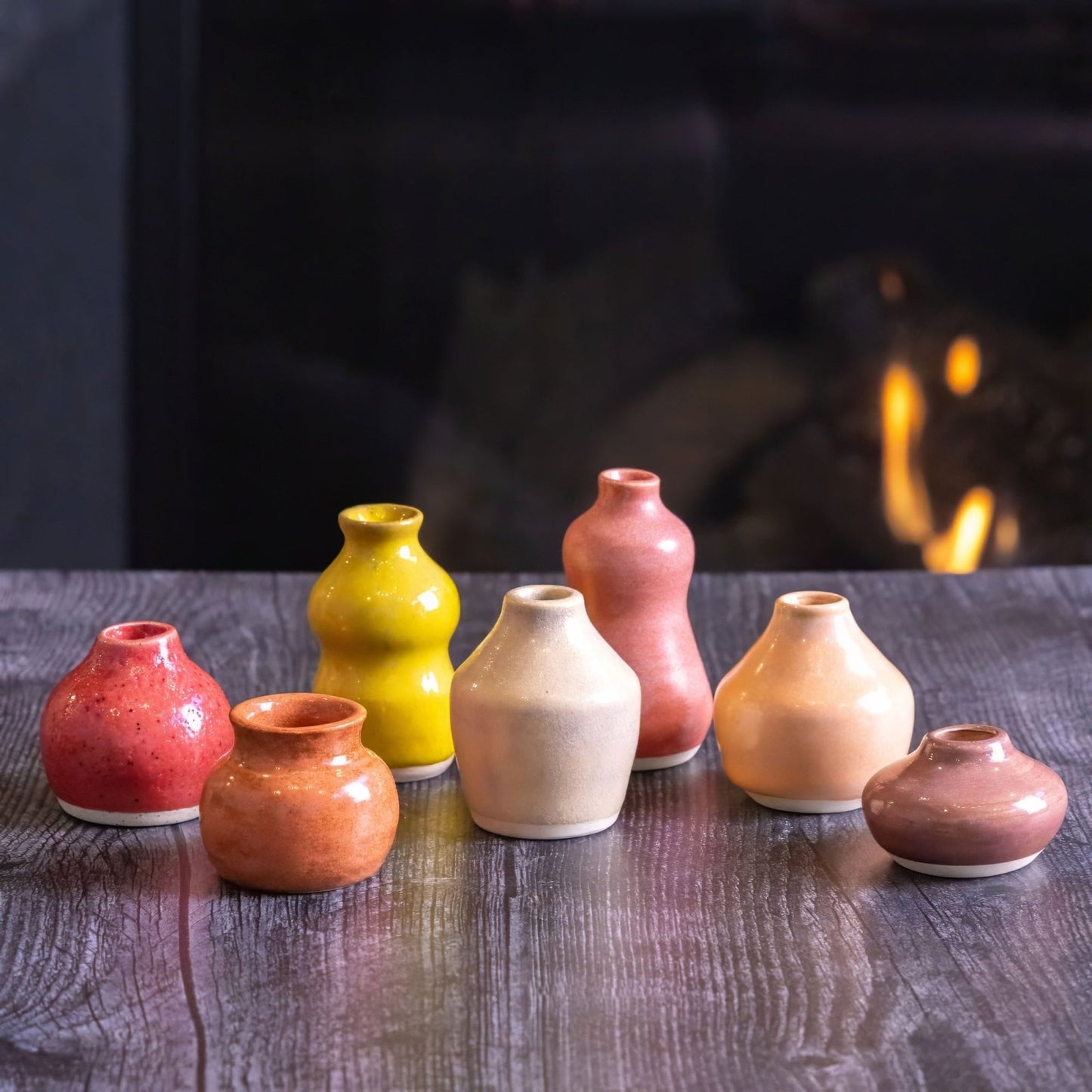 Pot #566 Miniature Tiny Stoneware Sphere Pot - Dan Pearce Ceramics
