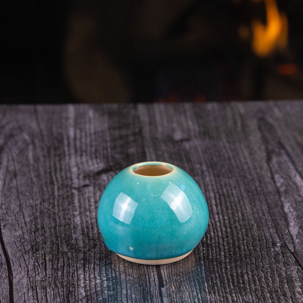 Pot #566 Miniature Tiny Stoneware Sphere Pot - Dan Pearce Ceramics