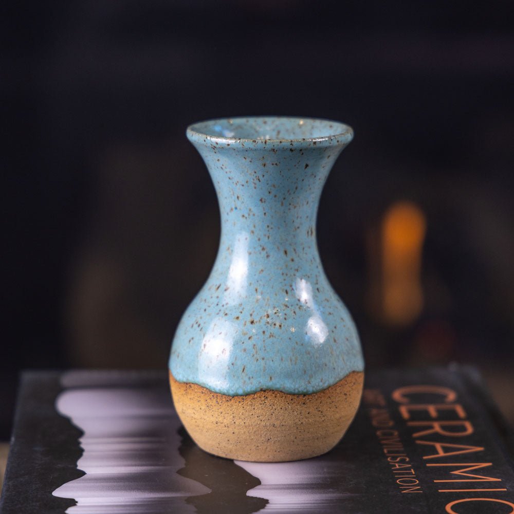Pot #91 - Medium Decorative Stoneware Bud Vase - Dan Pearce Ceramics