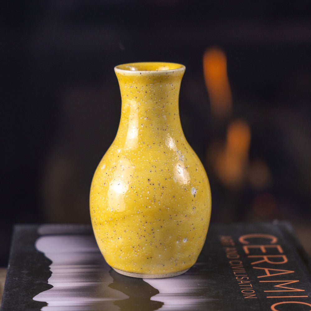 Pot #95 - Medium Decorative Stoneware Bud Vase (SECONDS) - Dan Pearce Ceramics