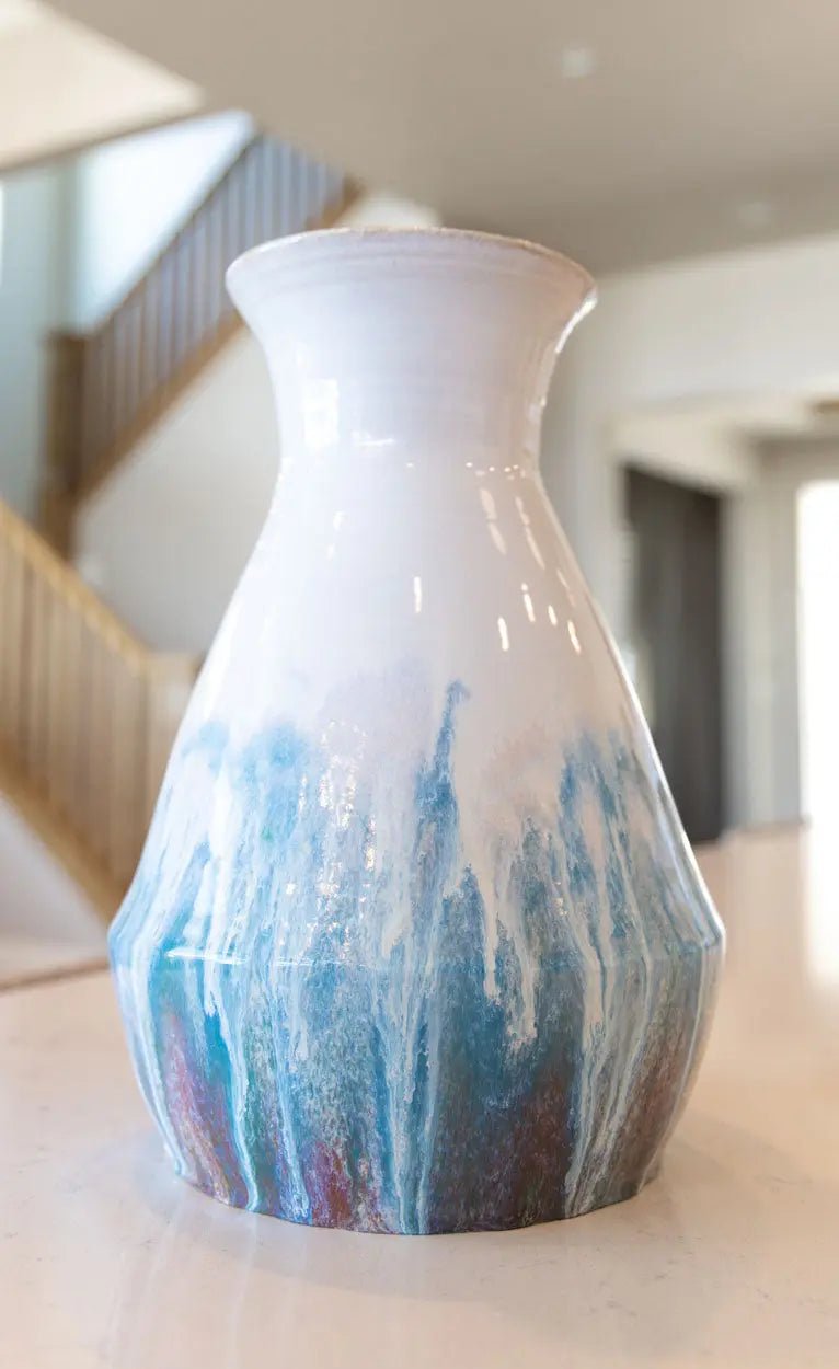 X - Large Decorative Pot/Vase: "Clouds to Earth" - Dan Pearce Ceramics