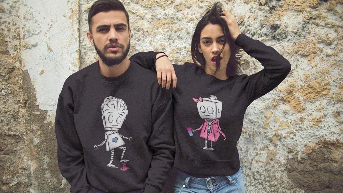 Crewneck Sweatshirts Featuring Art by Dan Pearce - Dan Pearce Ceramics