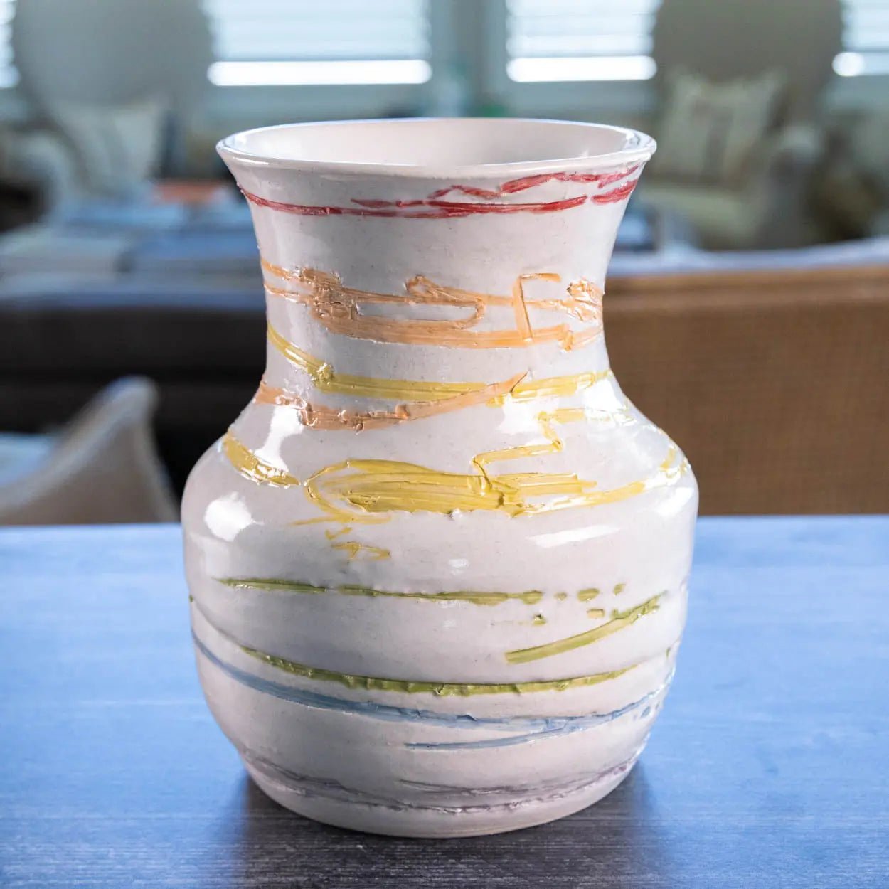 #50 Large Stoneware Grass Decorative Vase (Color Spectrum Series) - Dan Pearce Ceramics