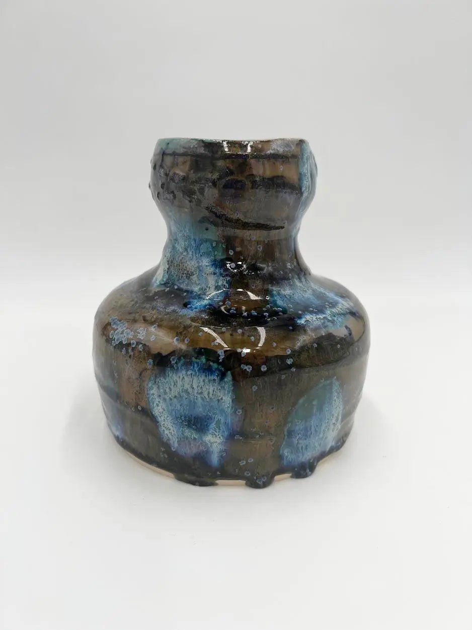 Abstract Spotted Crystal Glaze Vase - Dan Pearce Ceramics