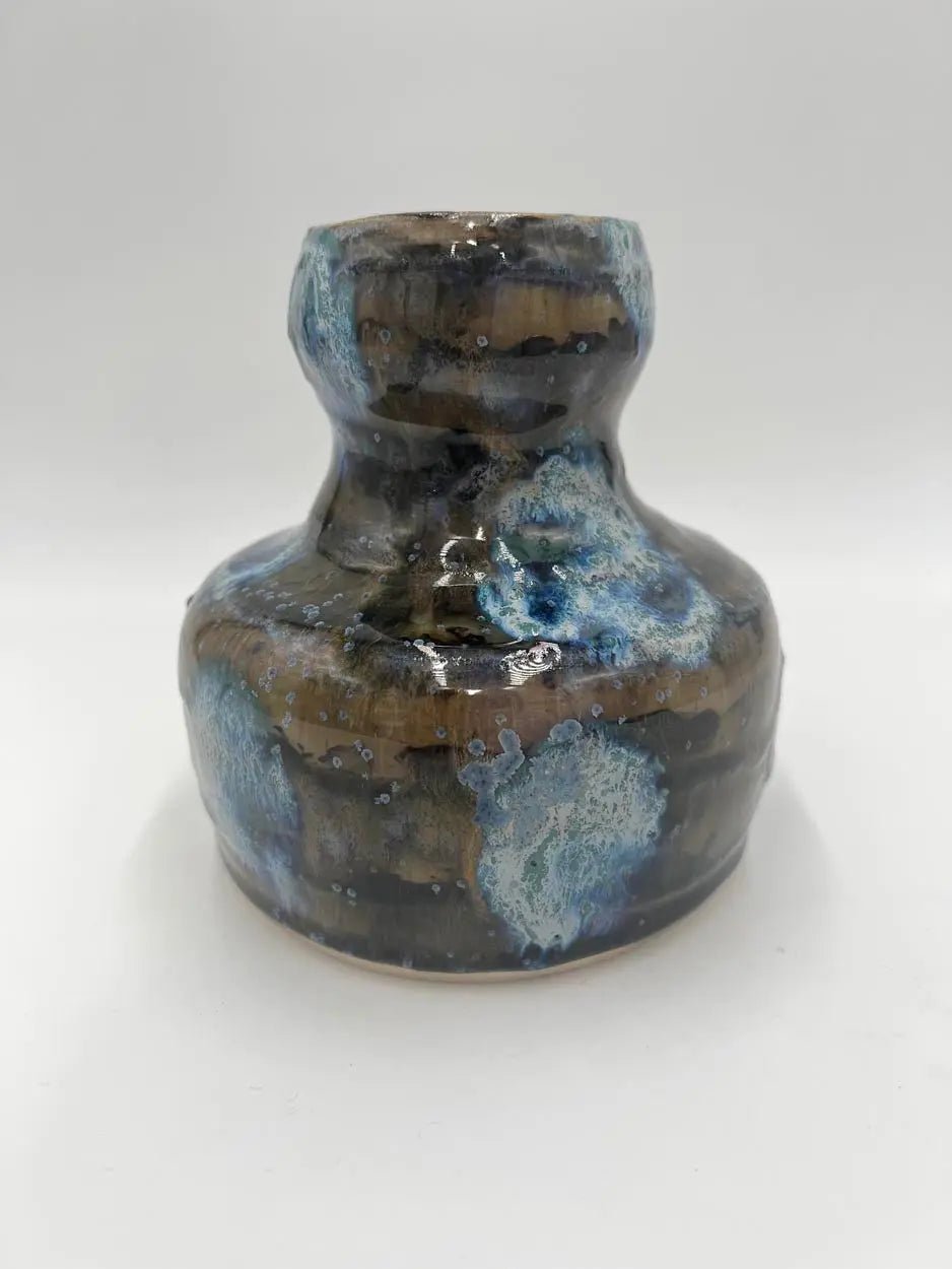 Abstract Spotted Crystal Glaze Vase - Dan Pearce Ceramics