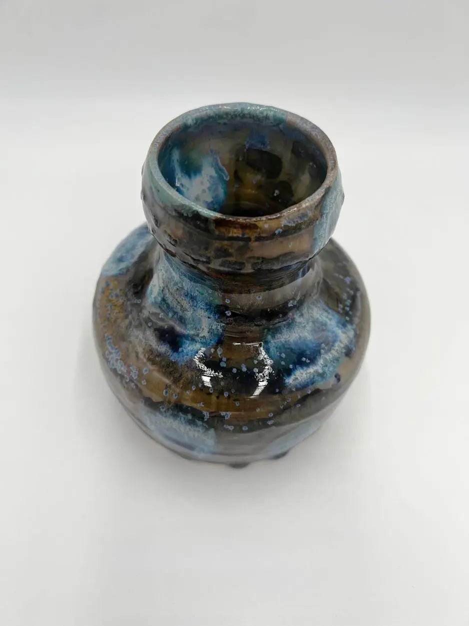 Abstract Spotted Crystal Glaze Vase - Dan Pearce Ceramics