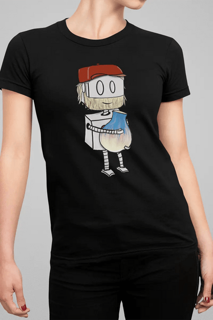 "Adorable Potter Robot" Ladies Premium Tee (Dan's Version) - Dan Pearce Ceramics