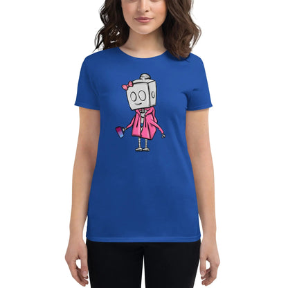 "Adorable Potter Robot" Ladies Premium Tee (Hoodie & Mug Version) - Dan Pearce Ceramics