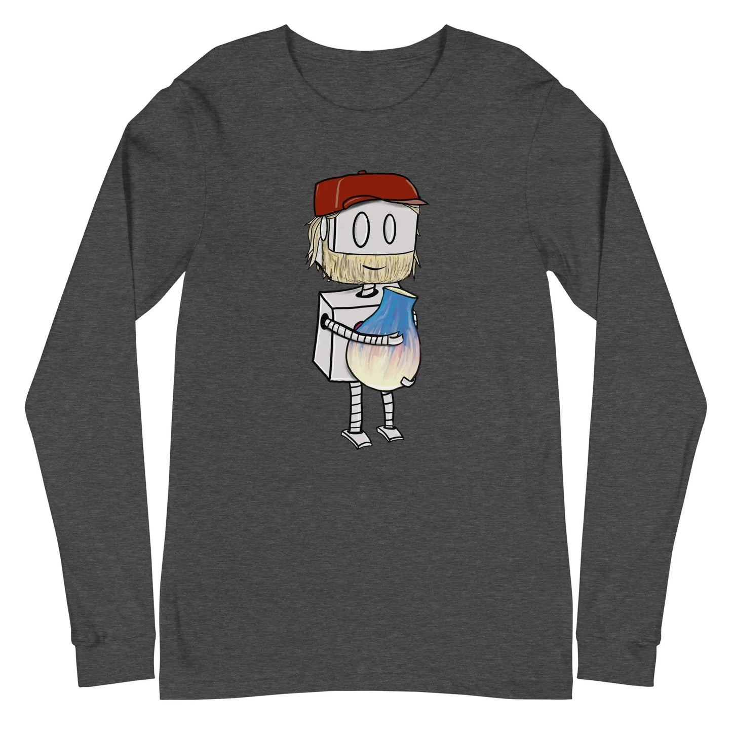 "Adorable Potter Robot" Long - Sleeve Shirt (Dan's Version) - Dan Pearce Ceramics