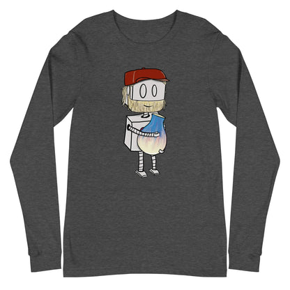 "Adorable Potter Robot" Long - Sleeve Shirt (Dan's Version) - Dan Pearce Ceramics