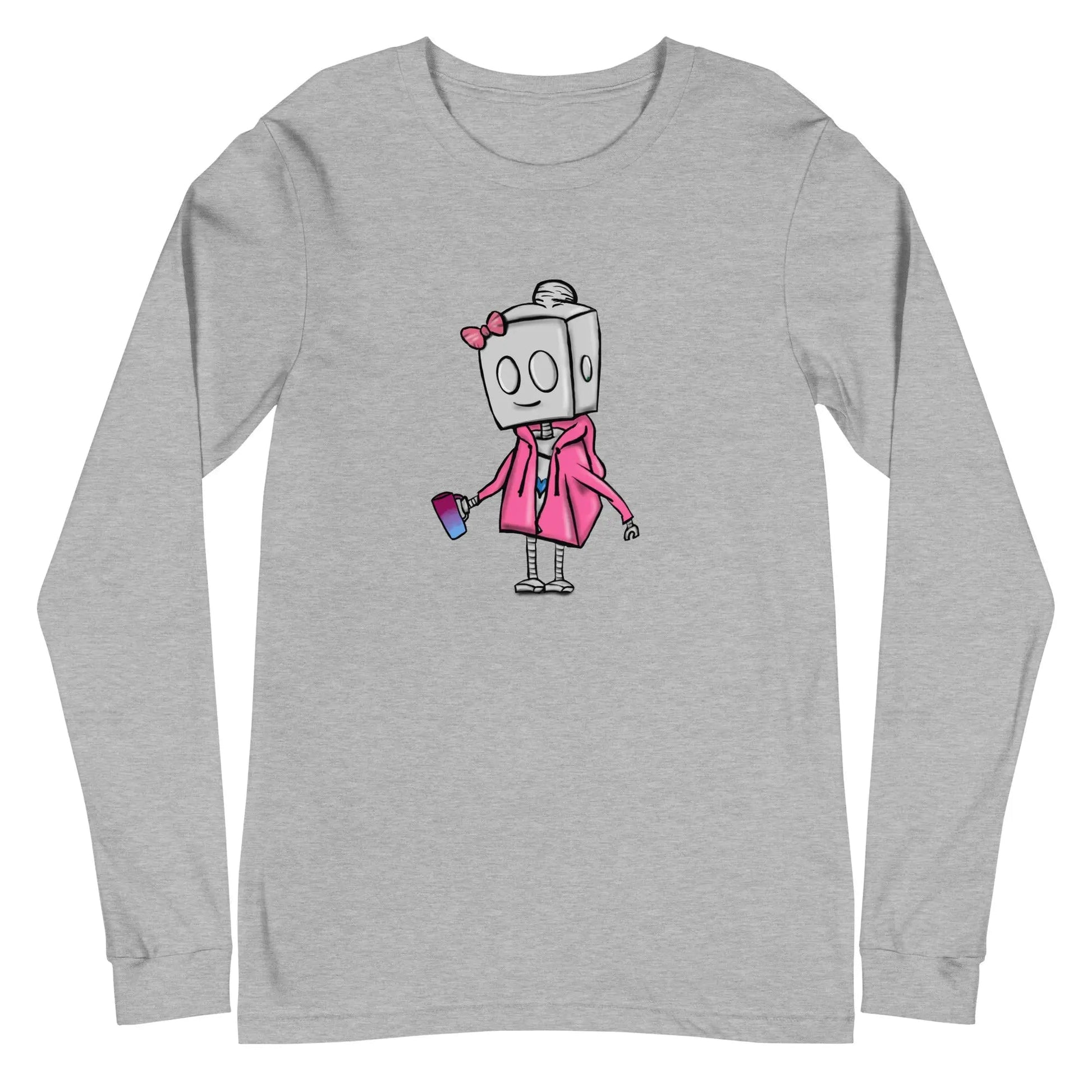 "Adorable Potter Robot" Long - Sleeve Shirt (Hoodie & Mug Version) - Dan Pearce Ceramics