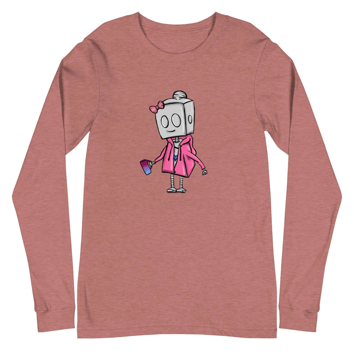 "Adorable Potter Robot" Long - Sleeve Shirt (Hoodie & Mug Version) - Dan Pearce Ceramics