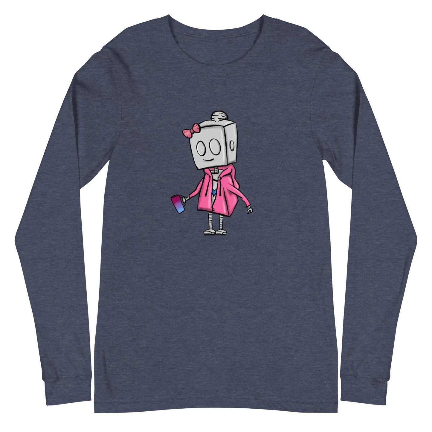 "Adorable Potter Robot" Long - Sleeve Shirt (Hoodie & Mug Version) - Dan Pearce Ceramics