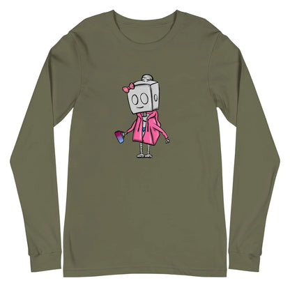 "Adorable Potter Robot" Long - Sleeve Shirt (Hoodie & Mug Version) - Dan Pearce Ceramics