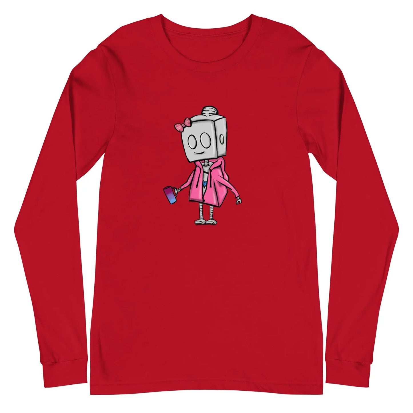 "Adorable Potter Robot" Long - Sleeve Shirt (Hoodie & Mug Version) - Dan Pearce Ceramics