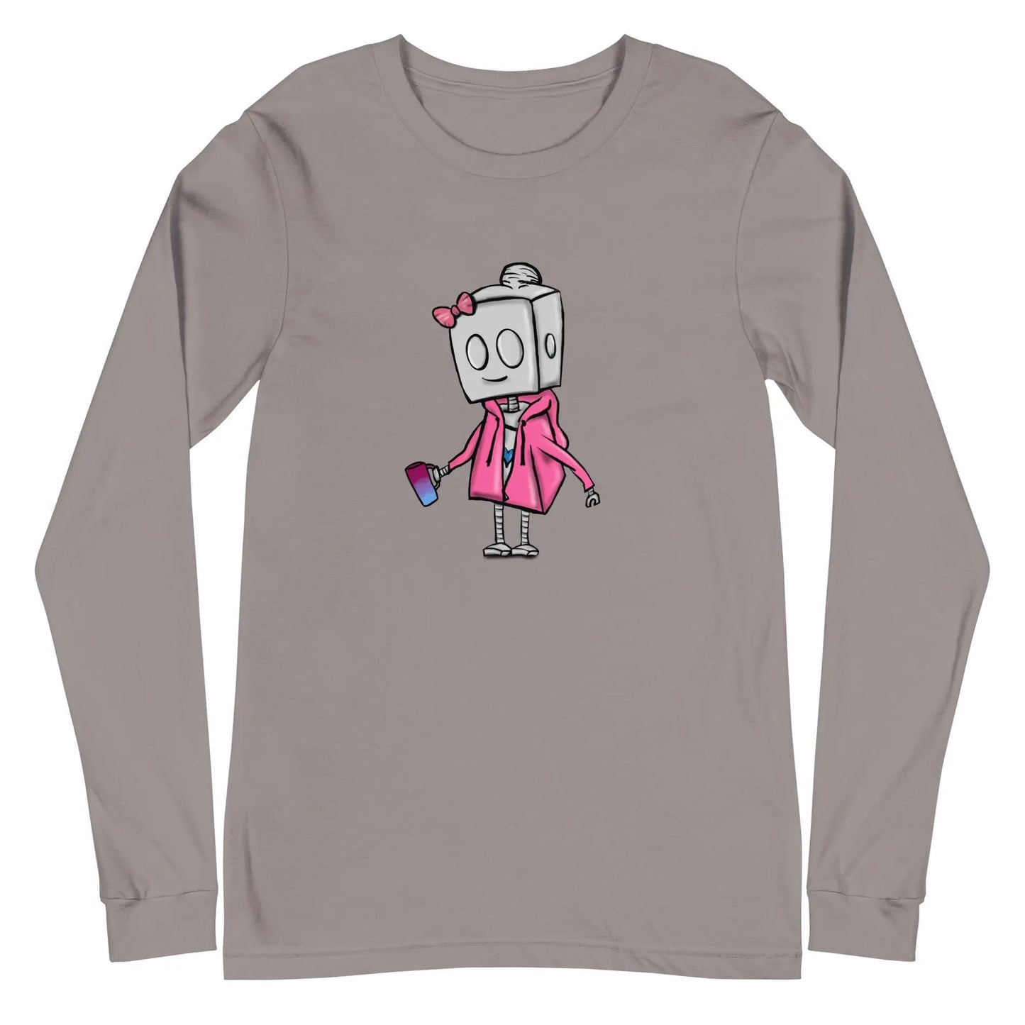 "Adorable Potter Robot" Long - Sleeve Shirt (Hoodie & Mug Version) - Dan Pearce Ceramics