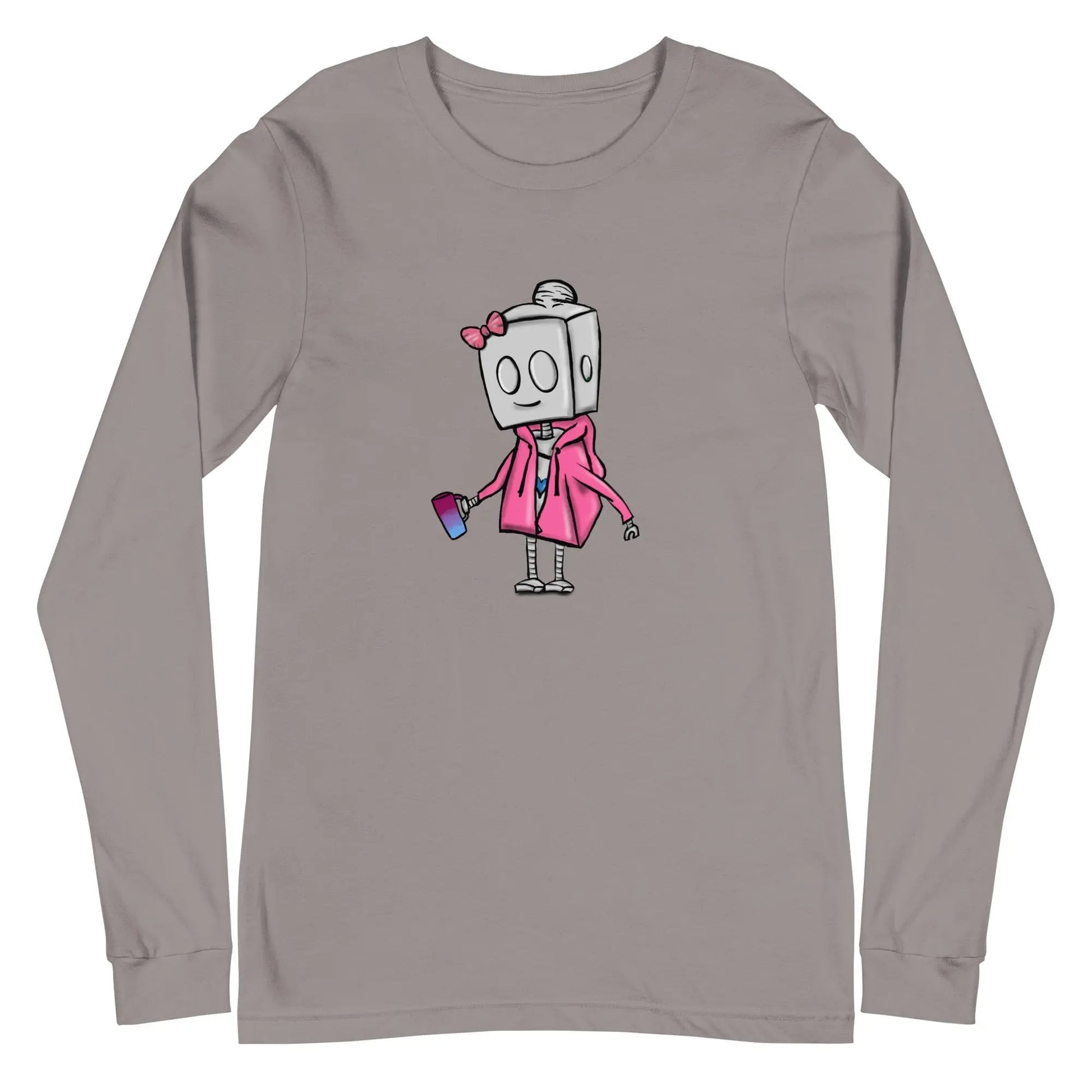 "Adorable Potter Robot" Long - Sleeve Shirt (Hoodie & Mug Version) - Dan Pearce Ceramics