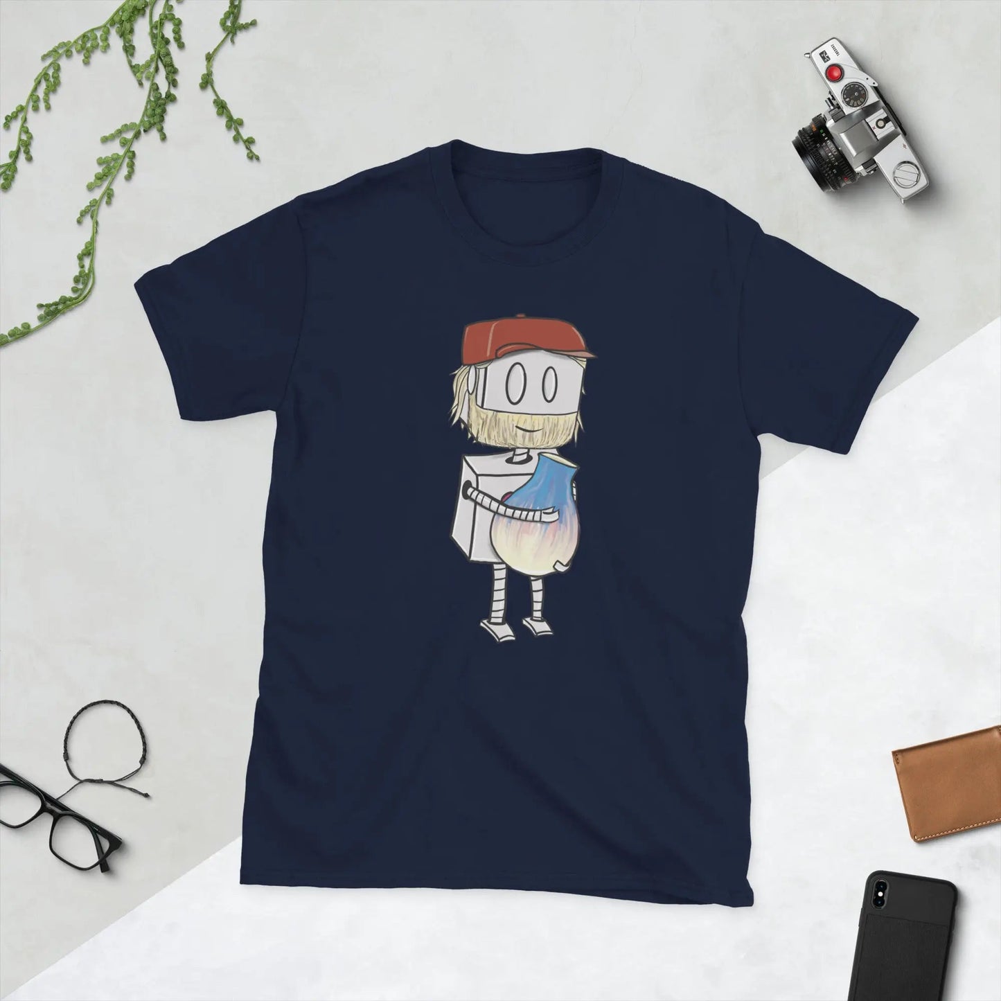 "Adorable Potter Robot" Premium T-Shirt (Dan's Version) - Unisex - Dan Pearce Ceramics