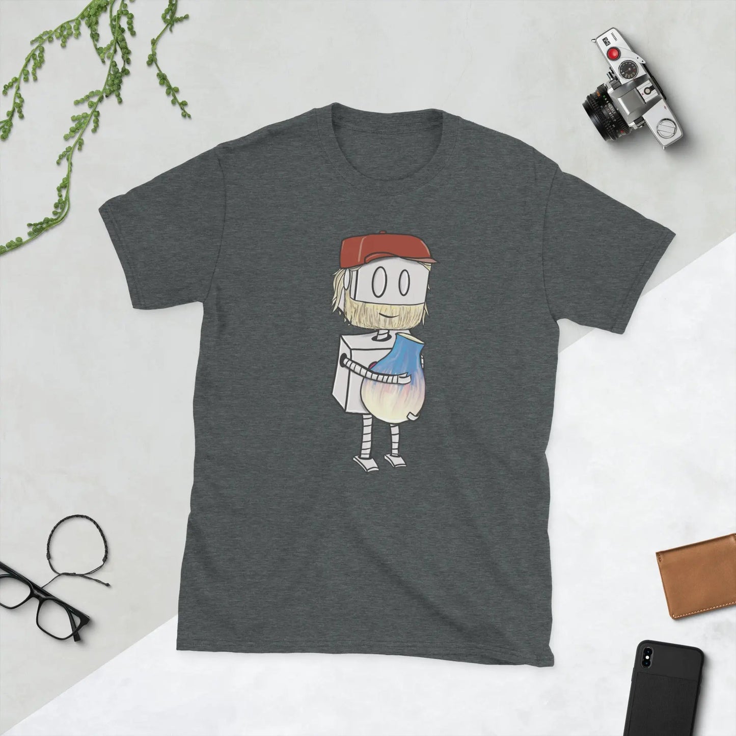 "Adorable Potter Robot" Premium T-Shirt (Dan's Version) - Unisex - Dan Pearce Ceramics