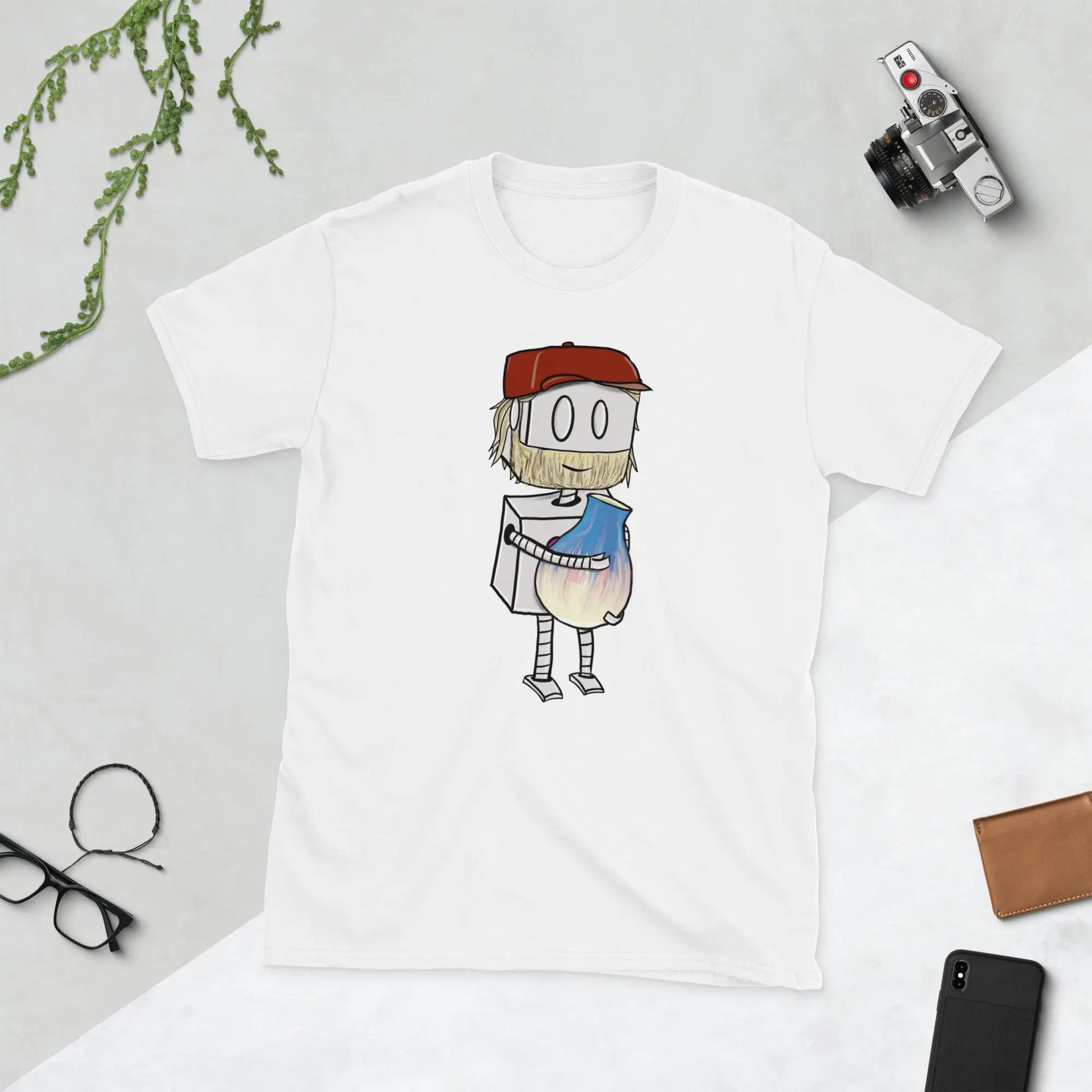 "Adorable Potter Robot" Premium T-Shirt (Dan's Version) - Unisex - Dan Pearce Ceramics