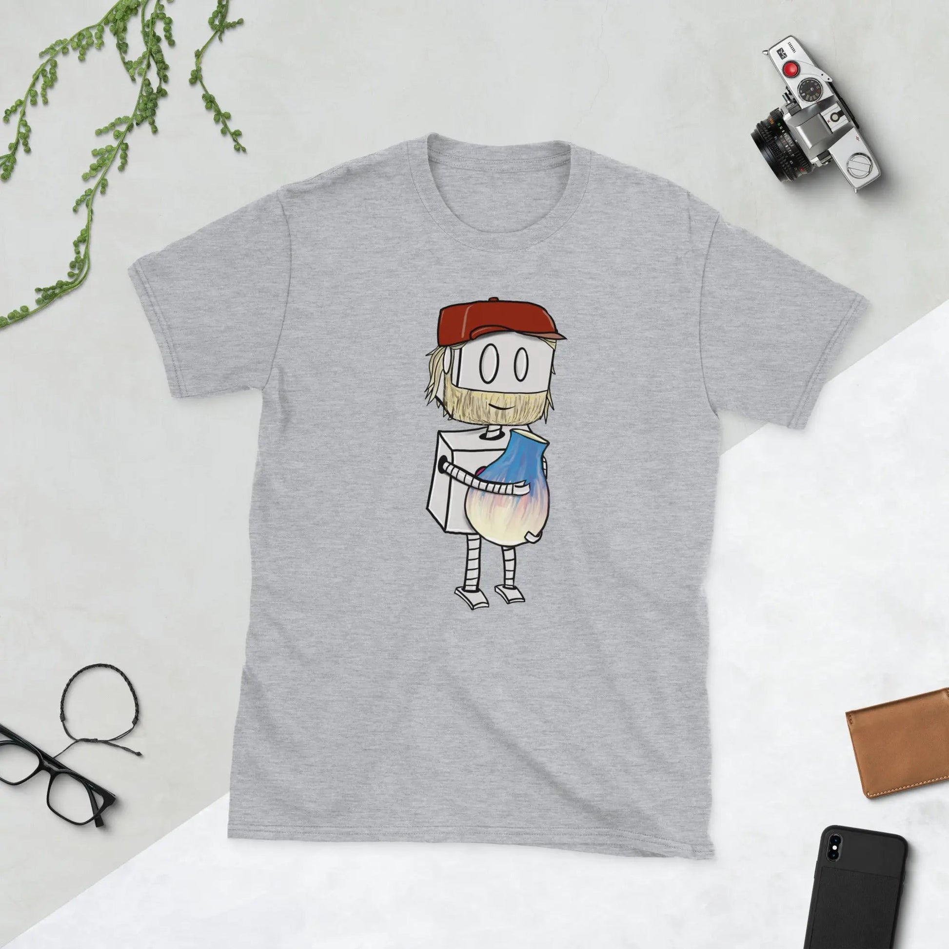 "Adorable Potter Robot" Premium T-Shirt (Dan's Version) - Unisex - Dan Pearce Ceramics