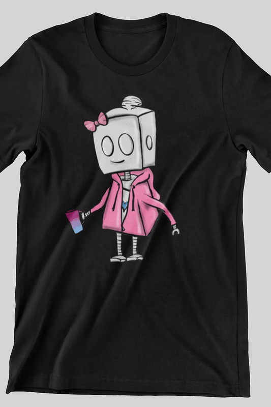 "Adorable Potter Robot" Premium T-Shirt (Hoodie & Mug Version) - Unisex - Dan Pearce Ceramics