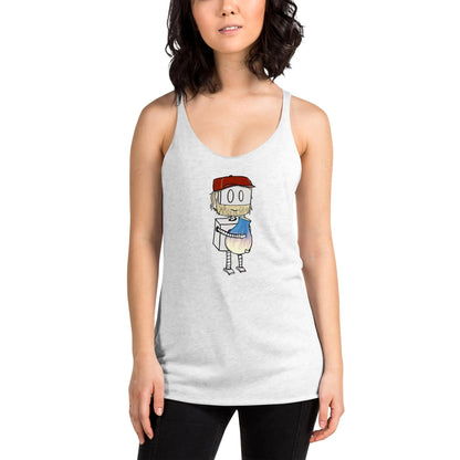 "Adorable Potter Robot" Racerback Tank Top (Dan's Version) - Dan Pearce Ceramics