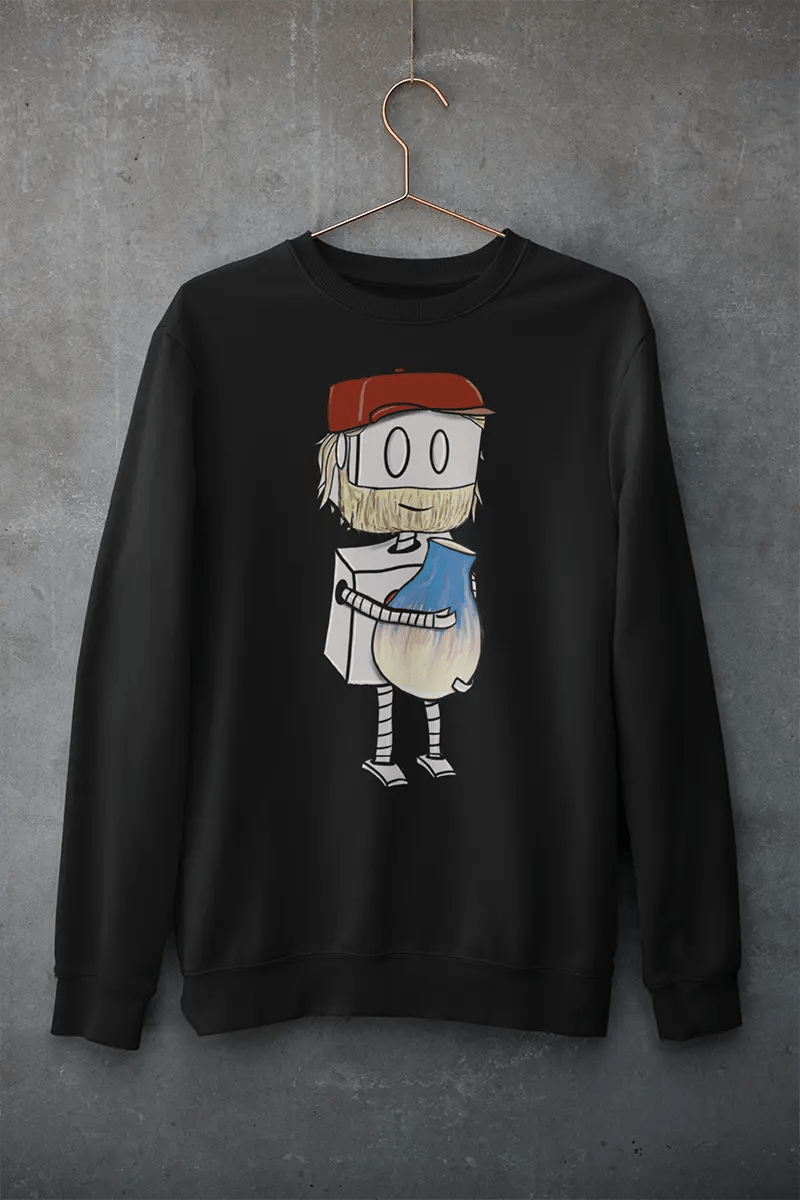 "Adorable Potter Robot" Unisex Crewneck Sweatshirt (Dan's Version) - Dan Pearce Ceramics